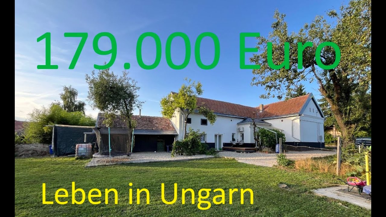 Haus in Ungarn kaufen – 9000 m² Grundstück, 120 m² Wohnfläche, perfekt für Selbstversorger!