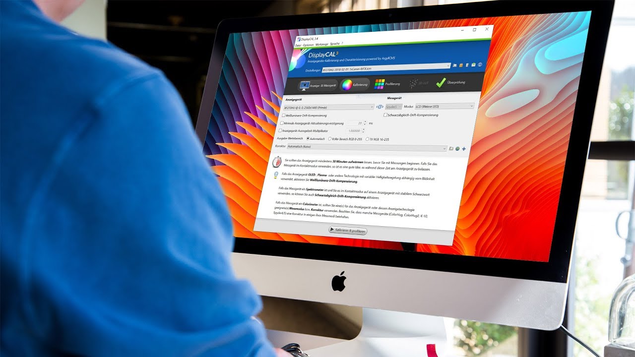 Monitor richtig kalibrieren mit DisplayCAL und Spyder X / i1 Display