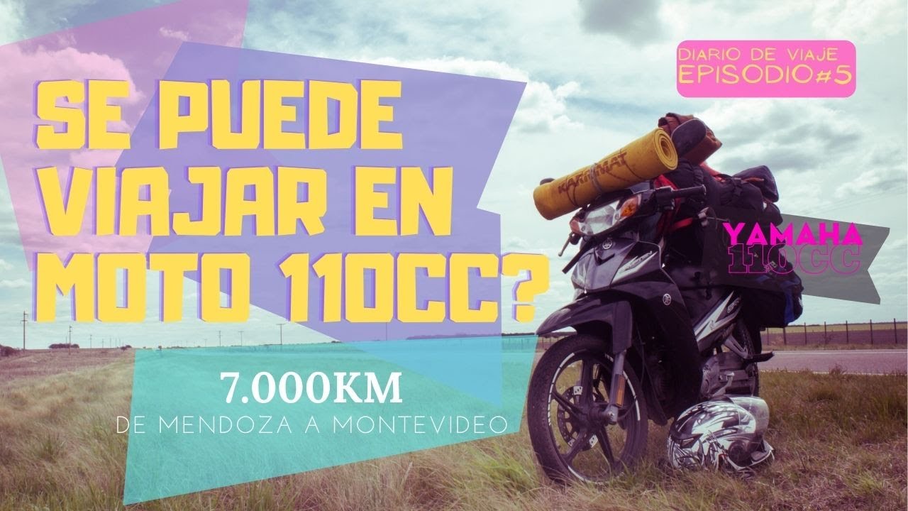 Se Puede VIAJAR en una MOTO 110cc? -  Diario de Viaje 🍄 Hongo Rutero