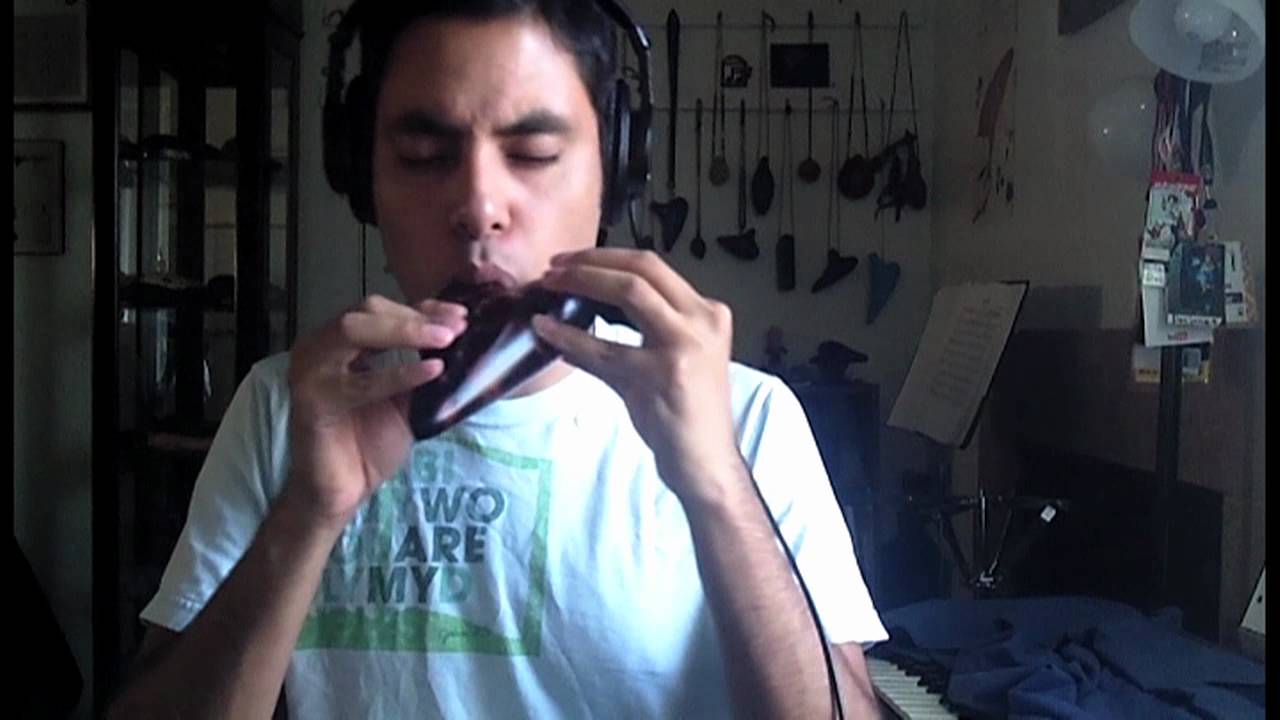 Dark Cloud Theme on Double Sweet Potato Ocarina