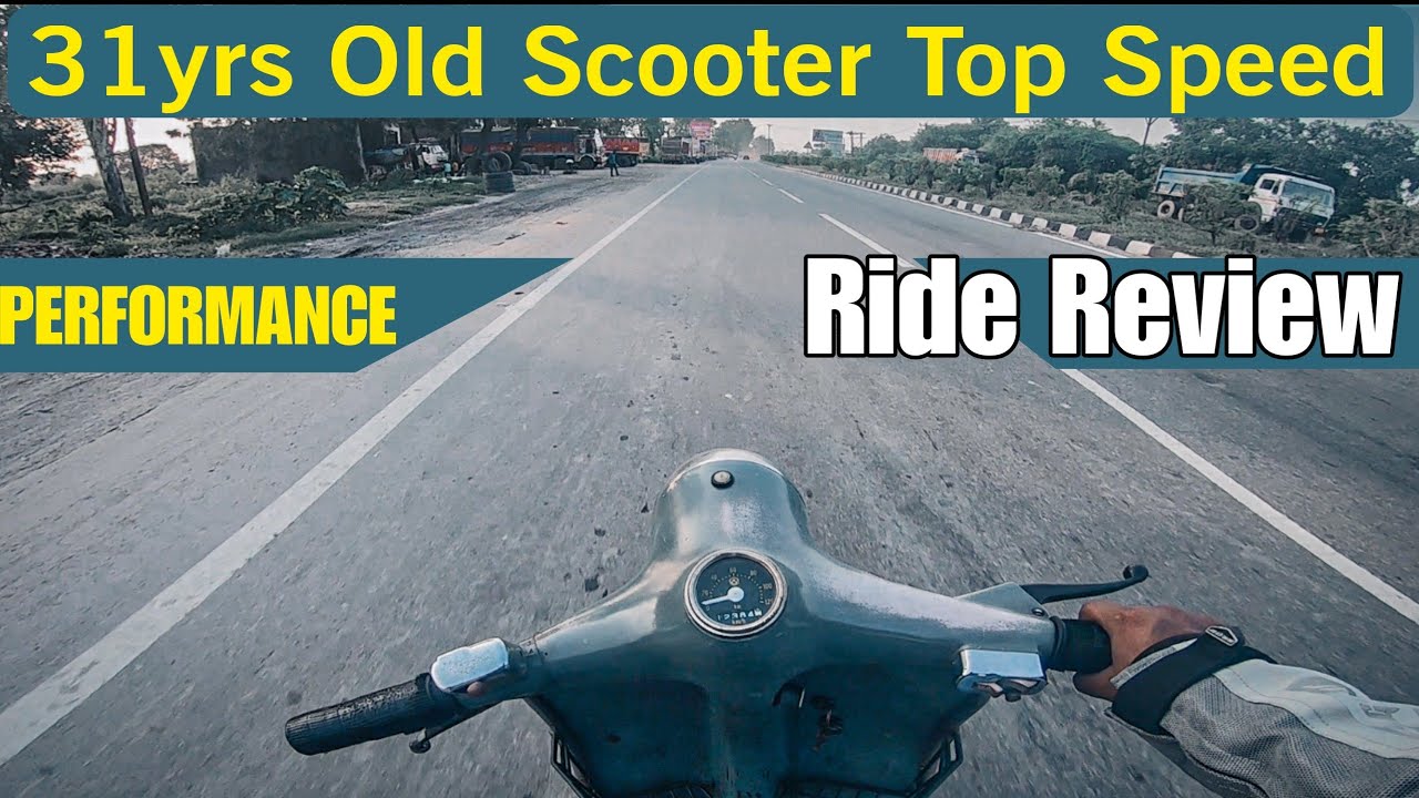 31yrs Old Bajaj Super 150 Top Speed Test | Scooter modification