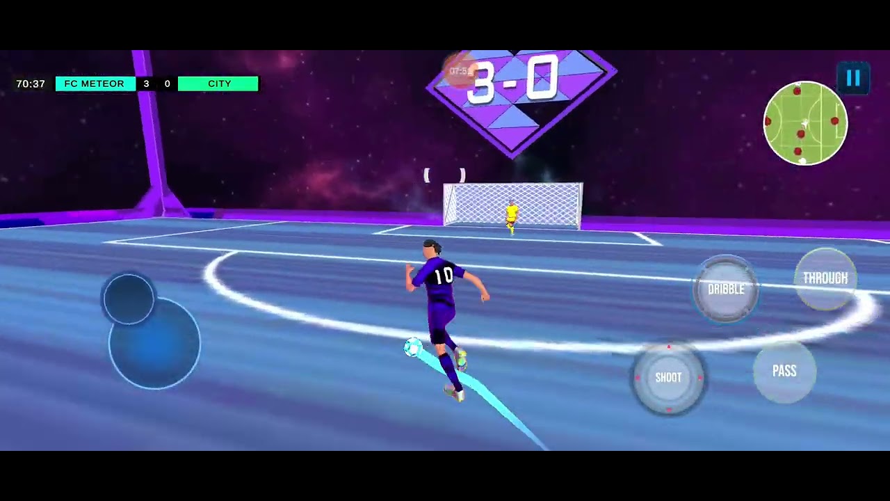 Mais um dia jogando Galaxy soccer 