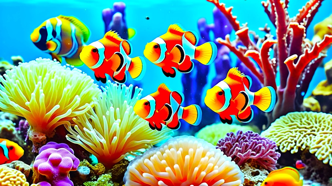 The Best 4K Aquarium - Explore the Stunning World of Sea Jellyfish and Beautiful Coral Reef Fish. #8
