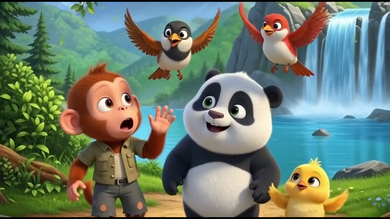 Rio little Monkey’s Amazing Treasure Journey | Cute Animal Story 🐼🐥🐒 
