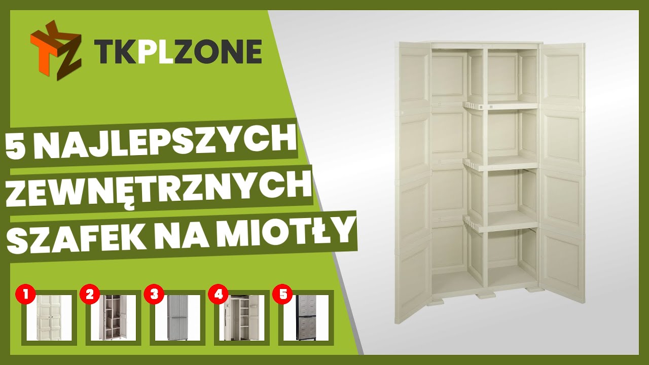 5 najlepszych zewnętrznych szafek na miotły