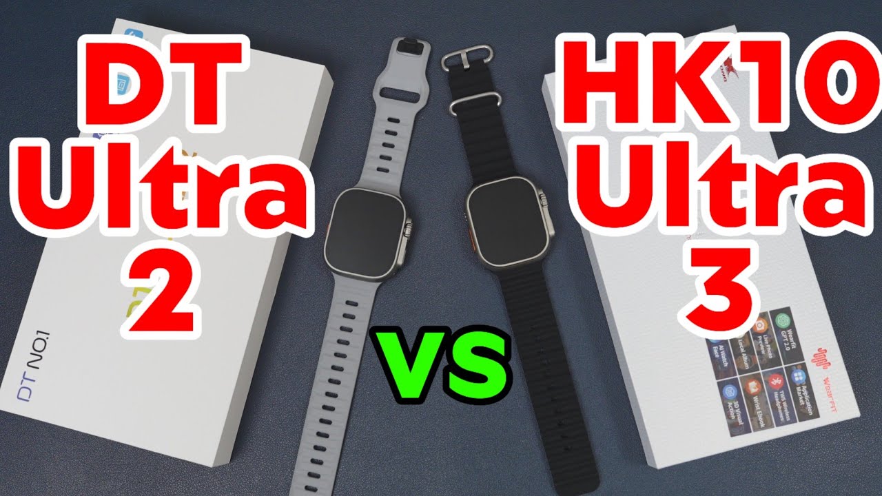 Comparision: KIWITIME HK10 Ultra 3 VS DT Ultra 2-Which Smartwatch is better watch ultra copy?