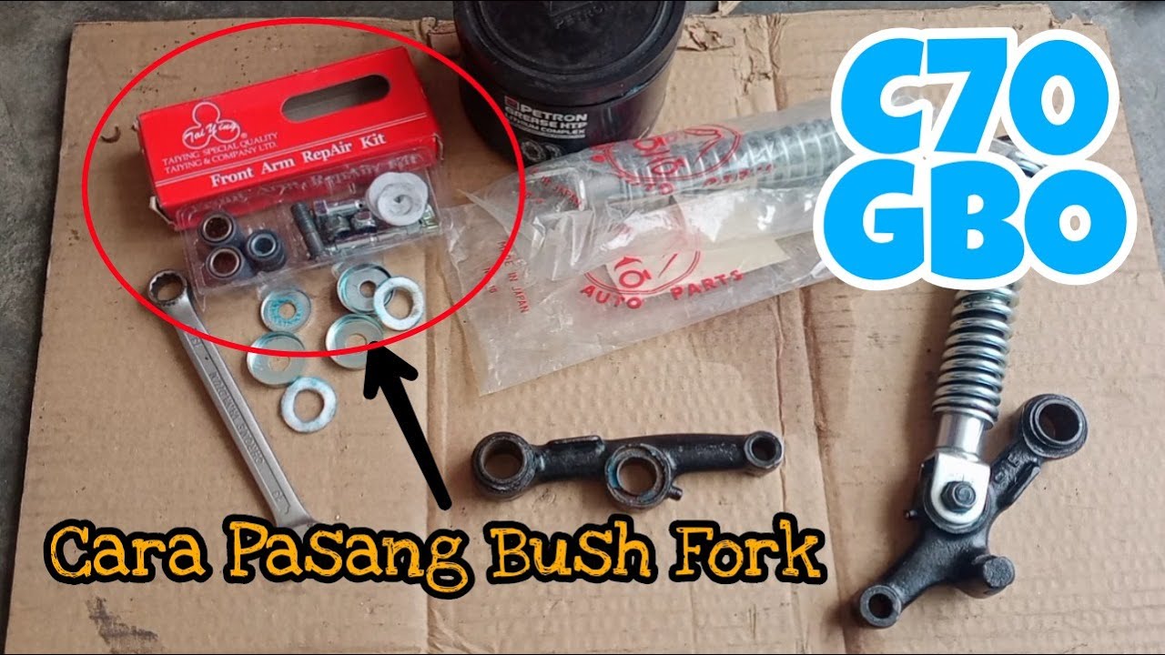 Honda Cub | Fork Repair kit | Cara Pasang Bush Fork c70/GBO