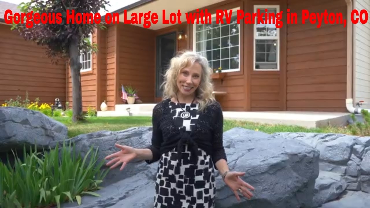 Gorgeous Home on large lot with RV Parking in Peyton, CO
