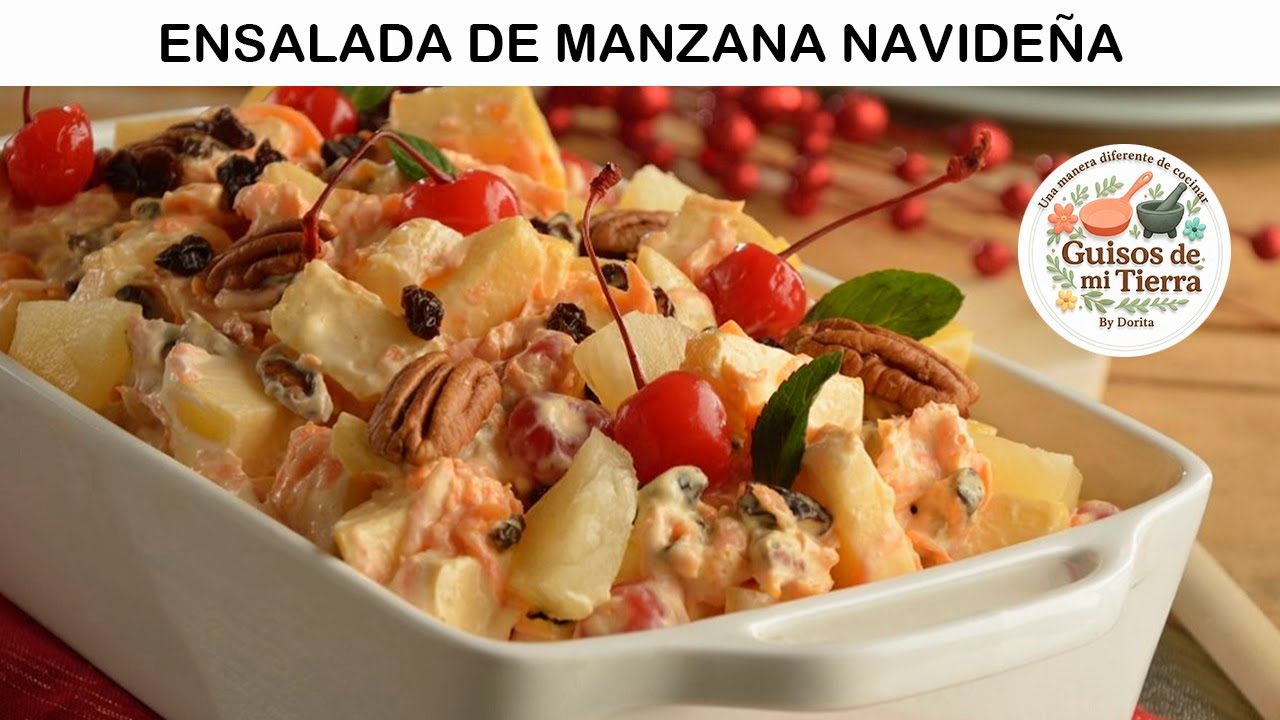 Ensalada de Manzana con cereza | Guisos de mi tierra