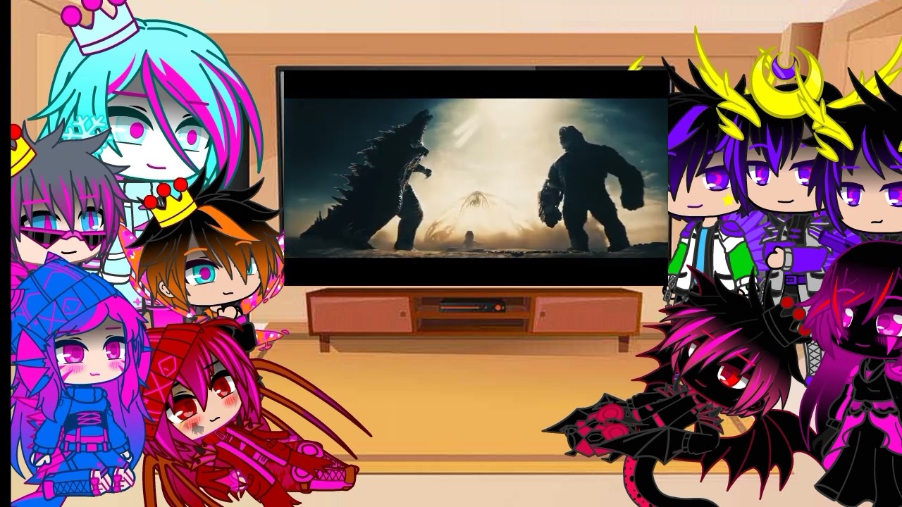 los hijos de Godzilla reaccionan al rap do Godzilla x Kong o Novo imperio video número 100