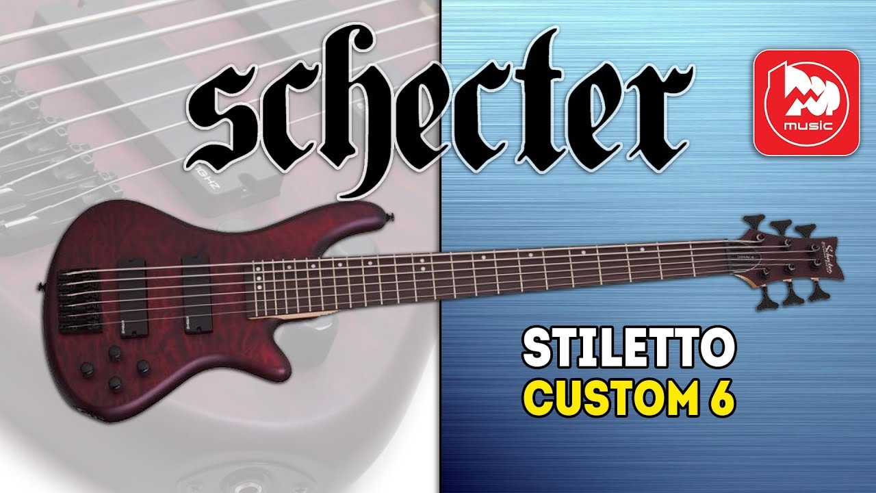 Бас-гитара 6 струн SCHECTER STILETTO CUSTOM-6 VRS