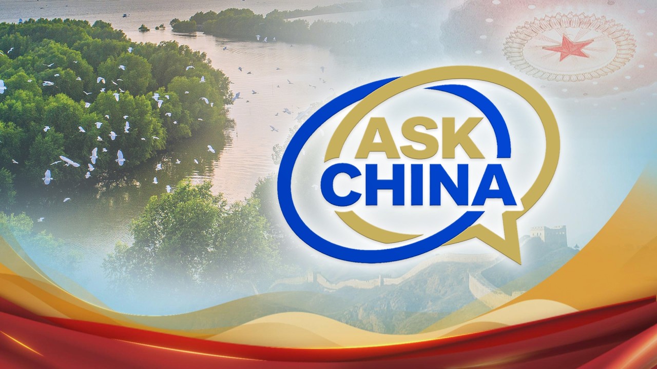 CGTN's Ask China receives questions on how the country protects land and marine life