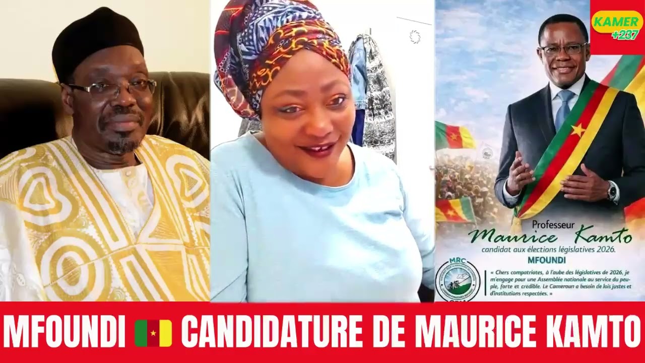 URGENT CARINE RICHAUD VS MFOUNDI CANDIDATURE DE MAURICE KAMTO