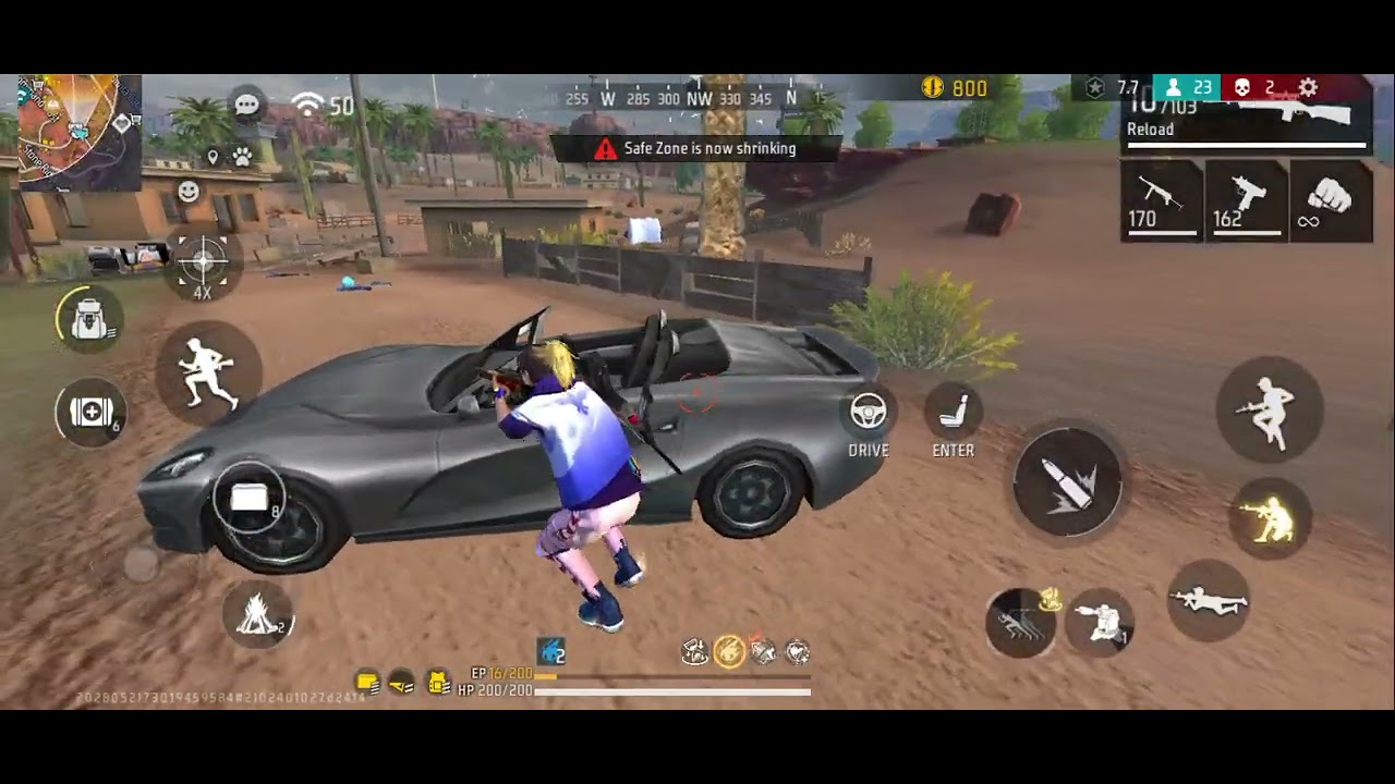 Free fire video BR Ranked solo in free fire#ffshorts  @Teamindiatgky #freefire  FF video 