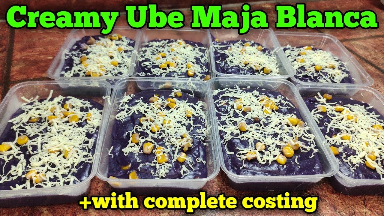 Creamy Ube Maja Blanca_with Complete Costing