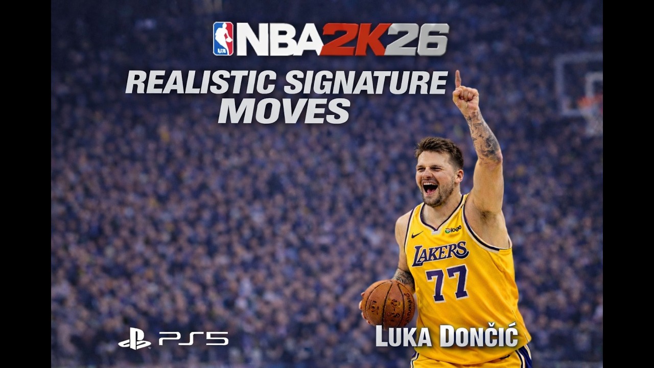 NBA 2K26 | Luka Dončić Realistic Signature Moves | PS5