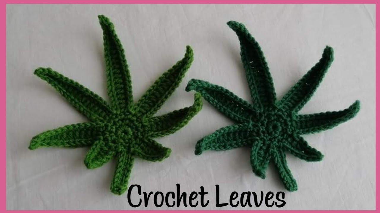 Crochet Simple Leaves
