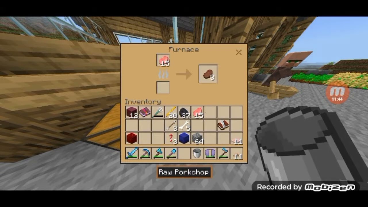 I rebulit my iron farm in Minecraft survival series #7