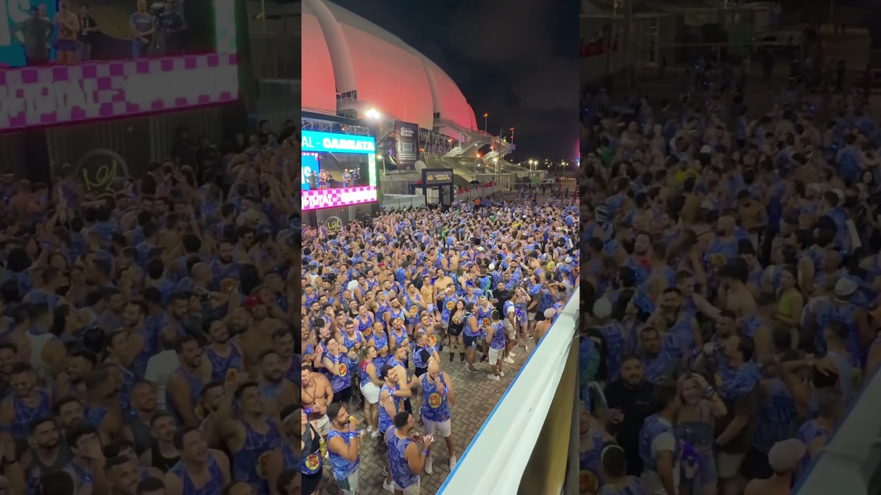 Publico do Carnatal grita por Cariúcha no Camarote da TV Ponta Negra (SBT)