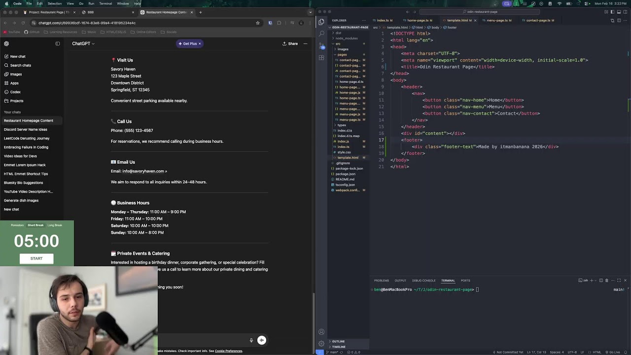 Day 20 learning web dev until I know what I’m doing | study, code, hangout