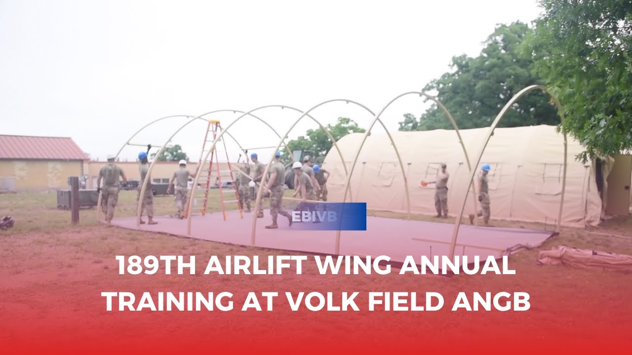 189th Airlift Wing Annual Training at Volk Field ANGB | U.S. Air Force Readiness 2025