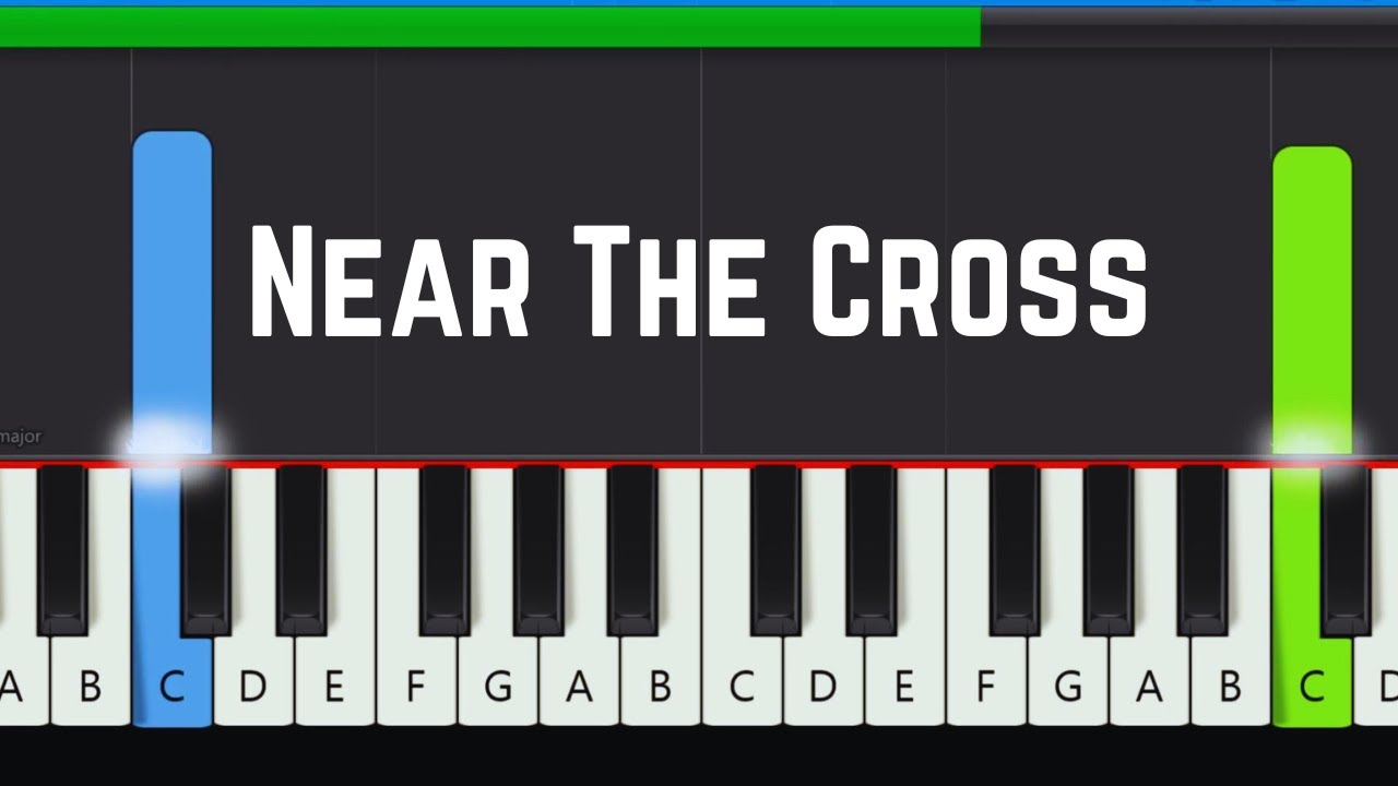 Jesus Keep Me Near The Cross (Slow Easy Piano Tutorial) | Hymn