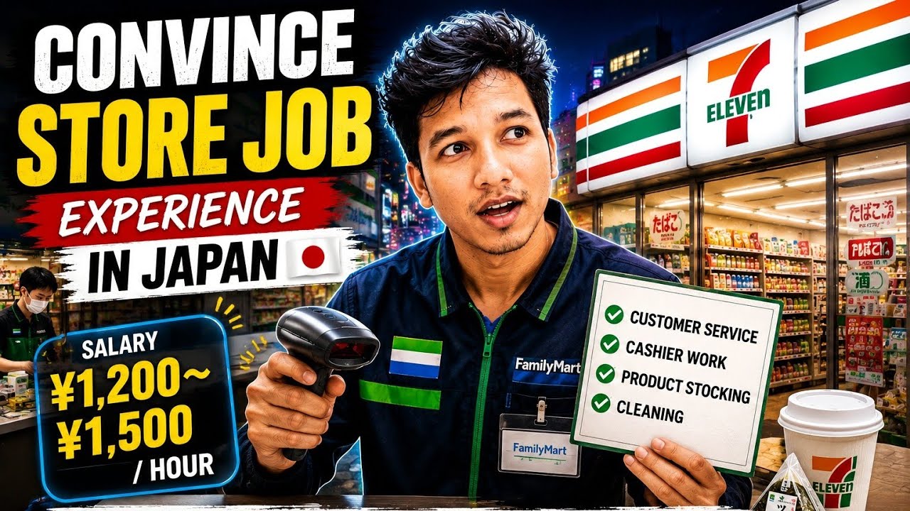 Japan Convenience Store Job Experience | Salary। Pressure। Reality🇯🇵