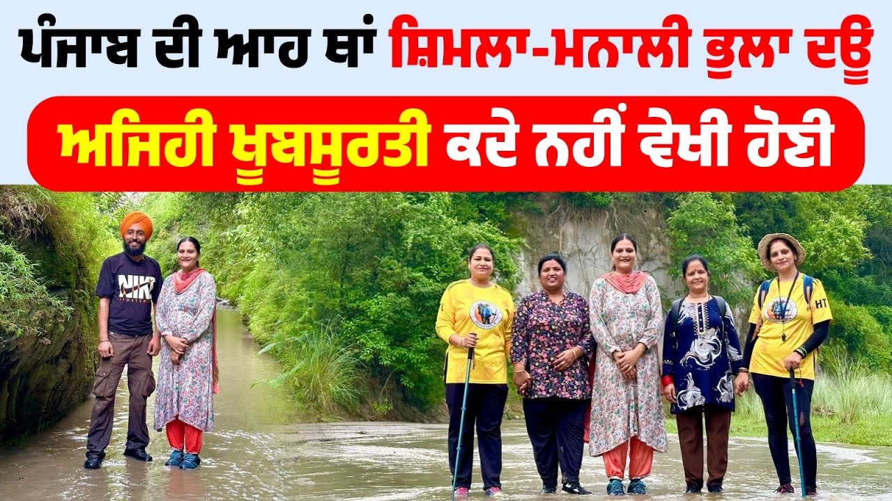 ਪੰਜਾਬ ਦੀ ਆਹ ਥਾਂ ਸ਼ਿਮਲਾ-ਮਨਾਲੀ ਭੁਲਾ ਦਊ | Hoshiarpur Forest Trekking | Amrik Manpreet | Walk With Turna