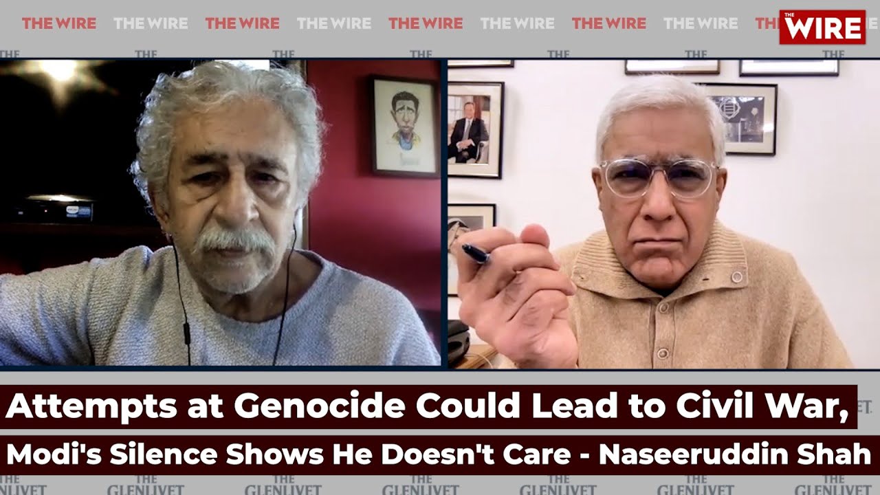 Attempts at Genocide Could Lead to Civil War, Modi's Silence Shows He Doesn't Care—Naseeruddin Shah