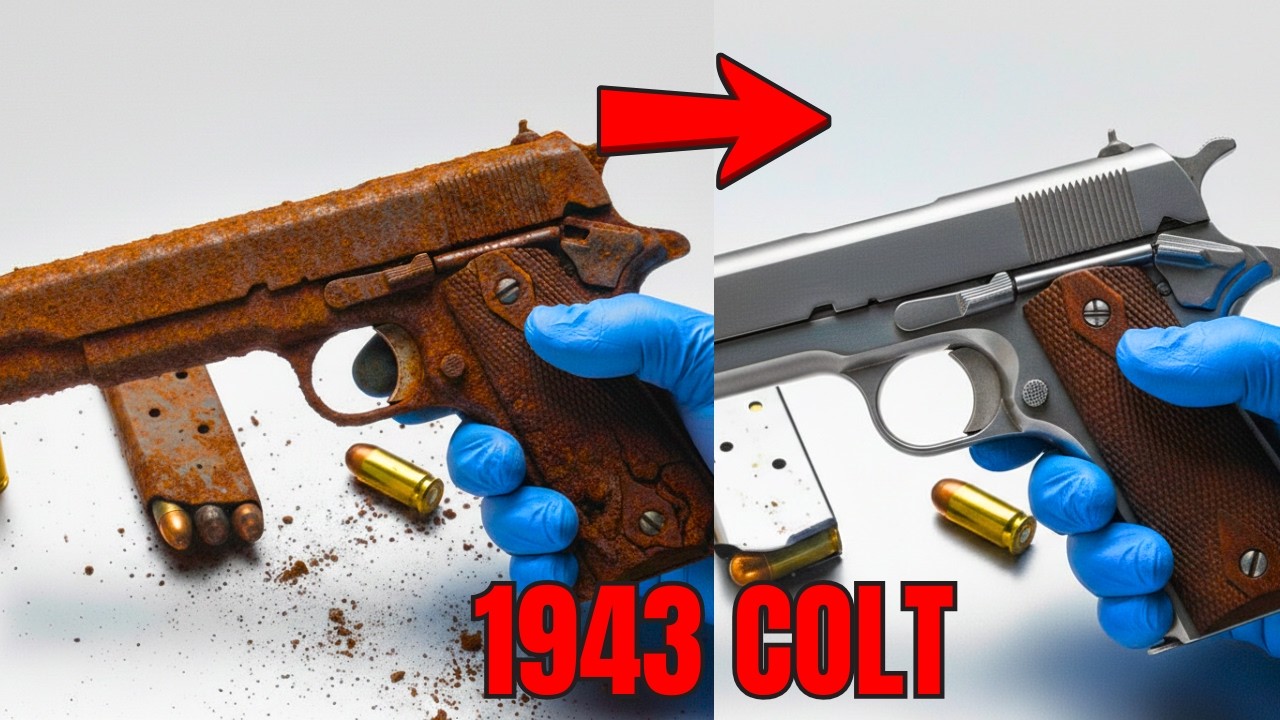 Restoring a DESTROYED Colt 1911 from WWII – 1943 Relic fileciteturn0file2