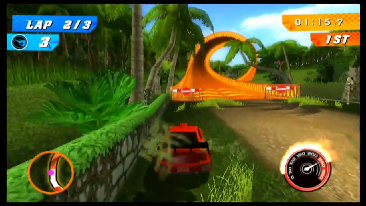 [Wii[ Hot Wheels: Track Attack - Detour Race - Asphalt Assault