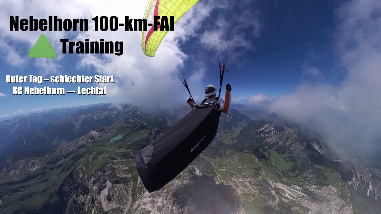 Auf dem Weg zum 100-km-FAI | XC-Paragliding Training Nebelhorn