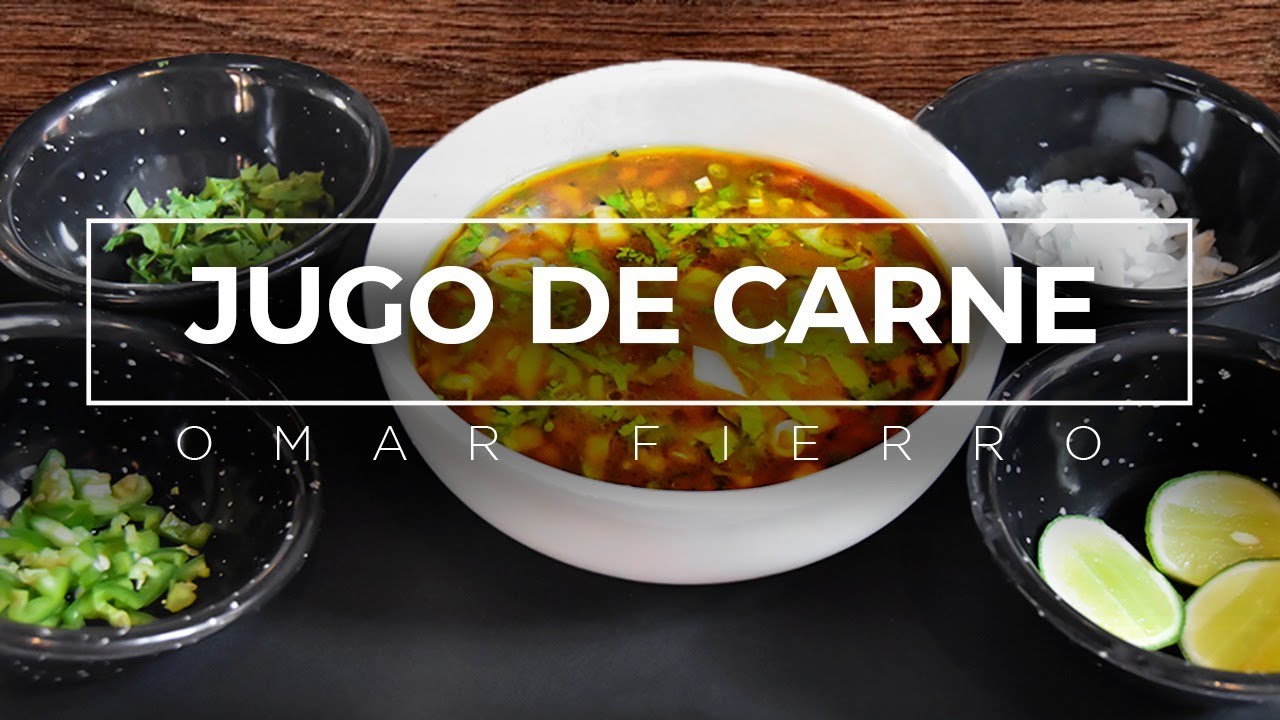 SUCULENTO JUGO de CARNE 😋 | Omar Fierro