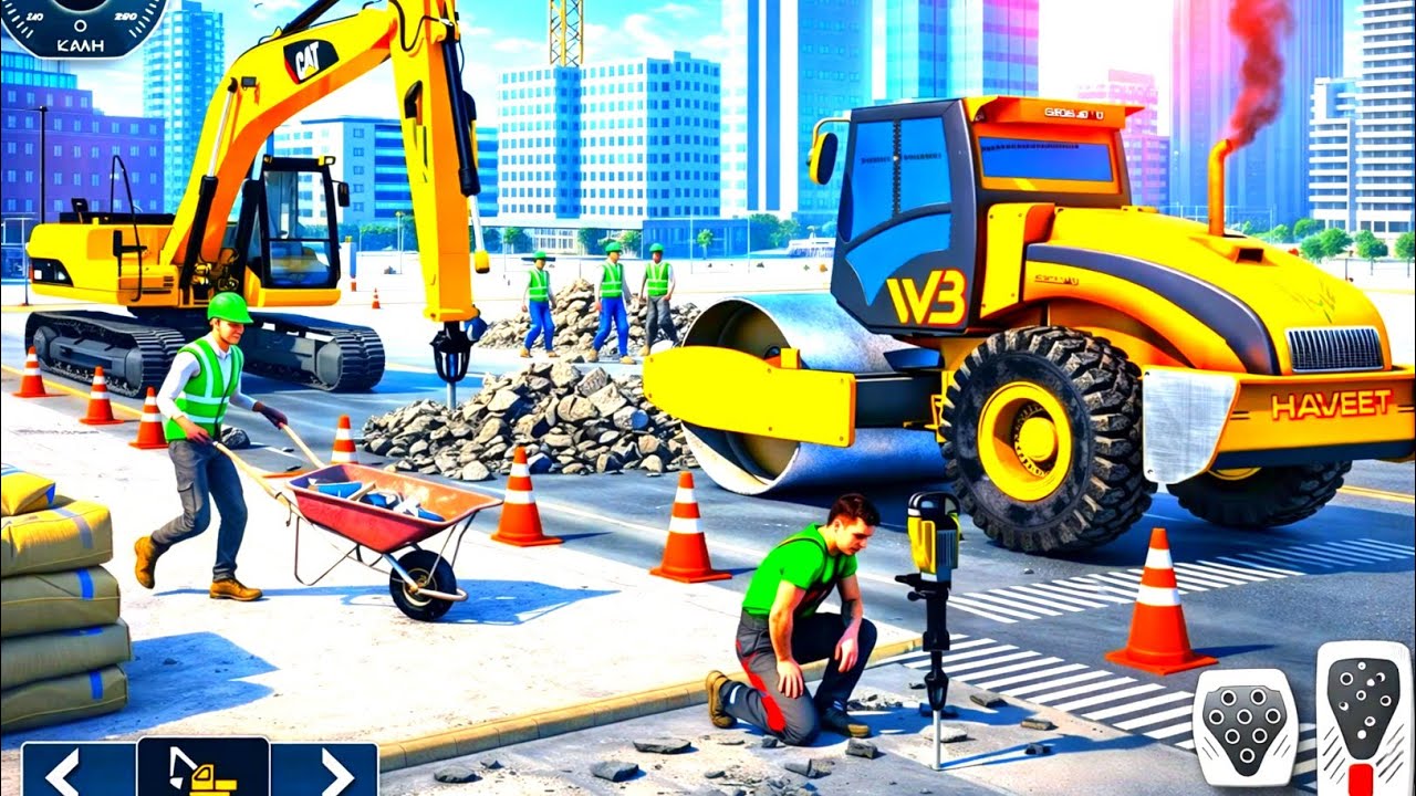 JCB Game 3D Road Construction Android Gameplay 2026