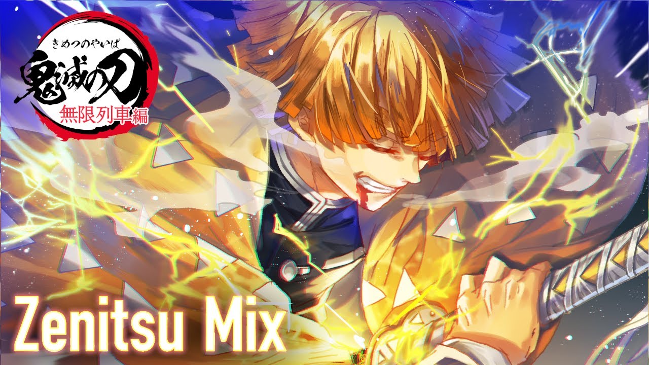 【鬼滅の刃】善逸のBGM全部つなげたらカッコ良すぎた | Zenitsu Theme Mix | 無限列車編 | 立志編 | Demon Slayer OST