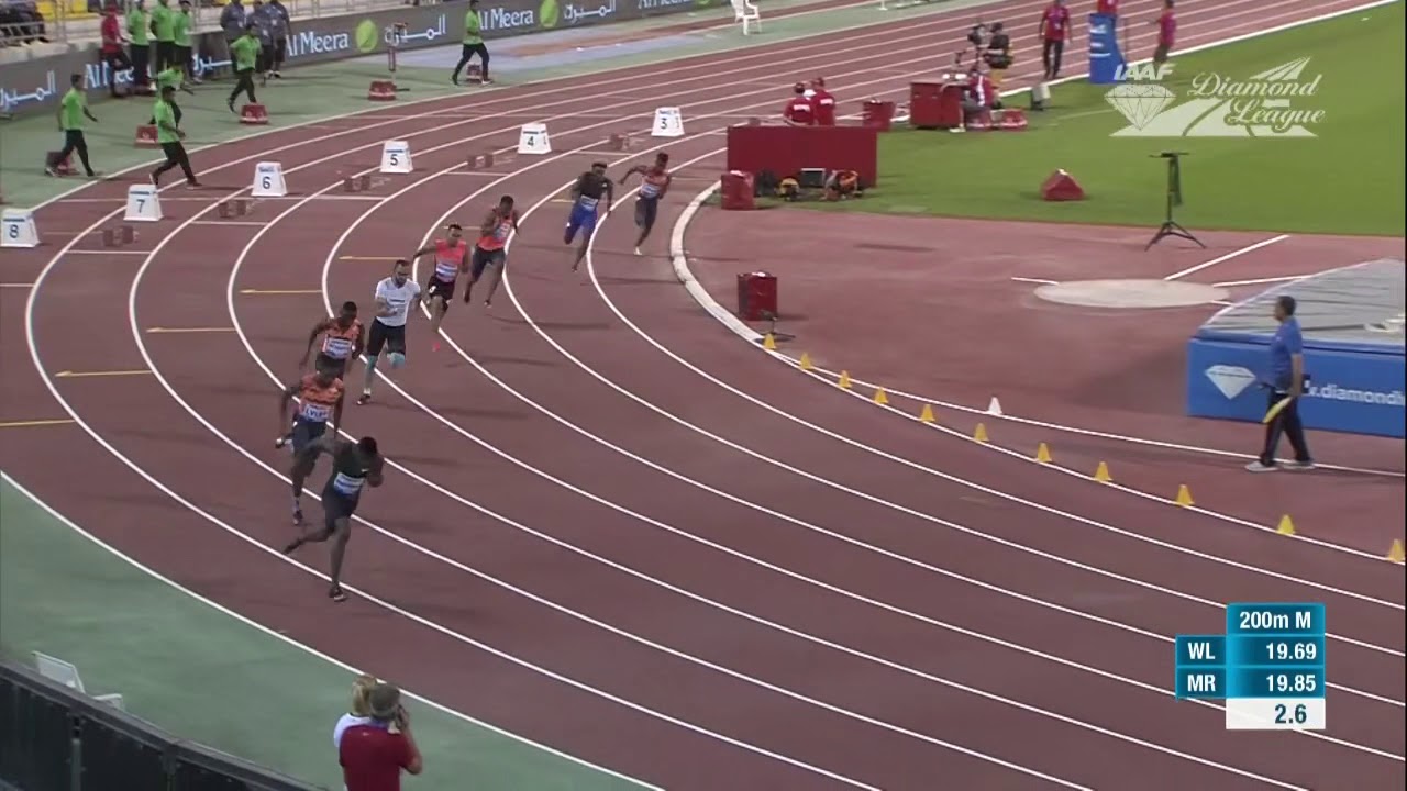 Doha Diamond Ligue 200m Ramil Guliyev 20.11