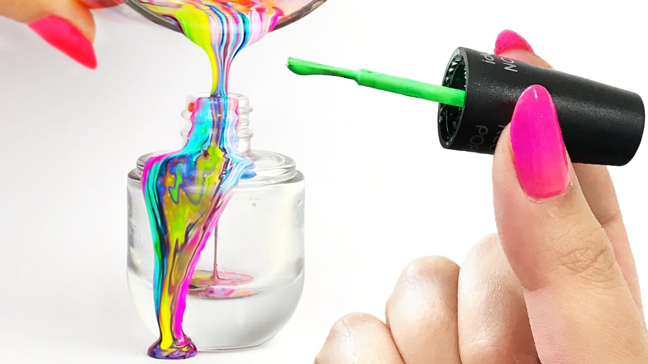 Mixing ALL My 160+ Nail Polishes Together | #POLISHRIVER CHALLENGE!