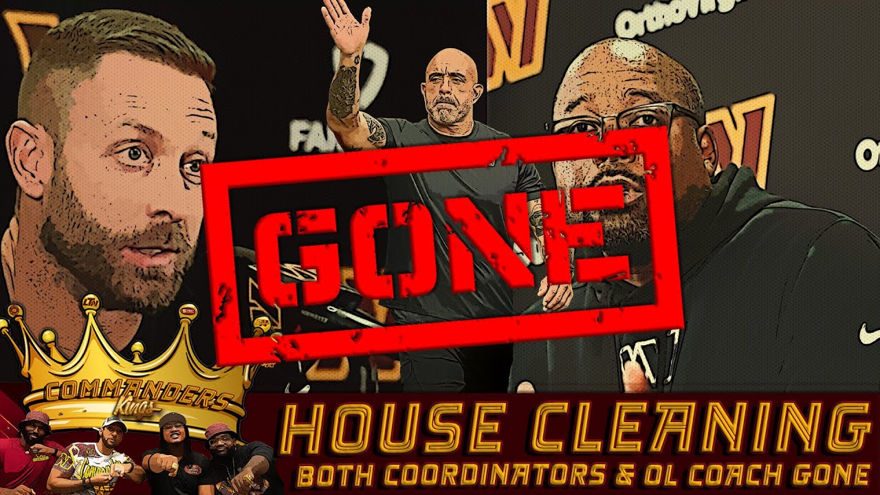 👑Commanders Kings LIVE!👑 | 🚨Commanders CLEAN HOUSE❗🚨 Both Coordinators & OL Coach GONE❗ MISTAKE?