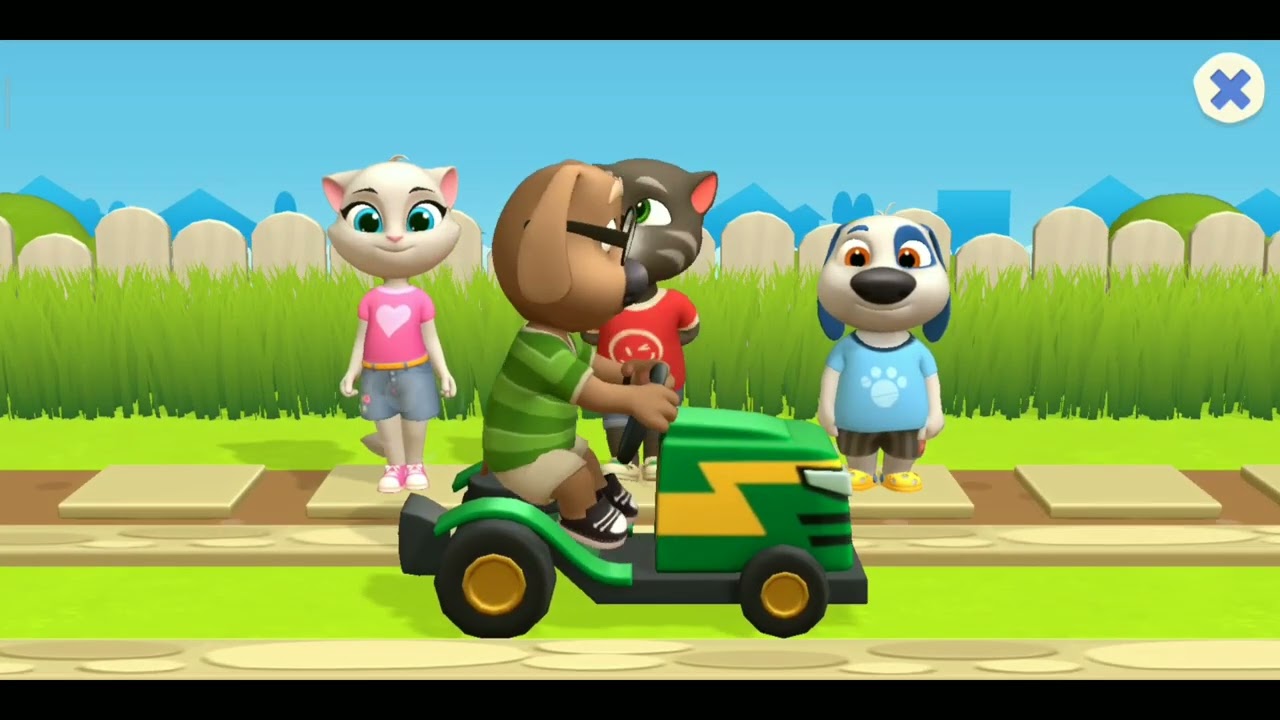 Hank Jalan Jalan Ke Taman Bersama Tom My Talking Tom And Friend 
