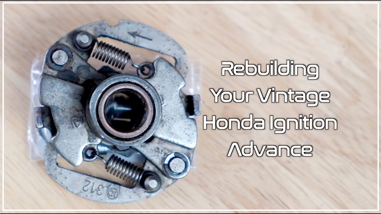 How To Service The Mechanical Ignition Advance Mechanism On Your Vintage Honda Motorcycle