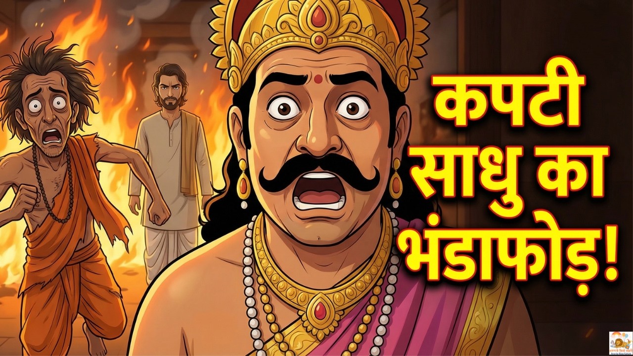 The deceitful monk exposed! | Ancient Panchatantra story | Moral Story in Hindi