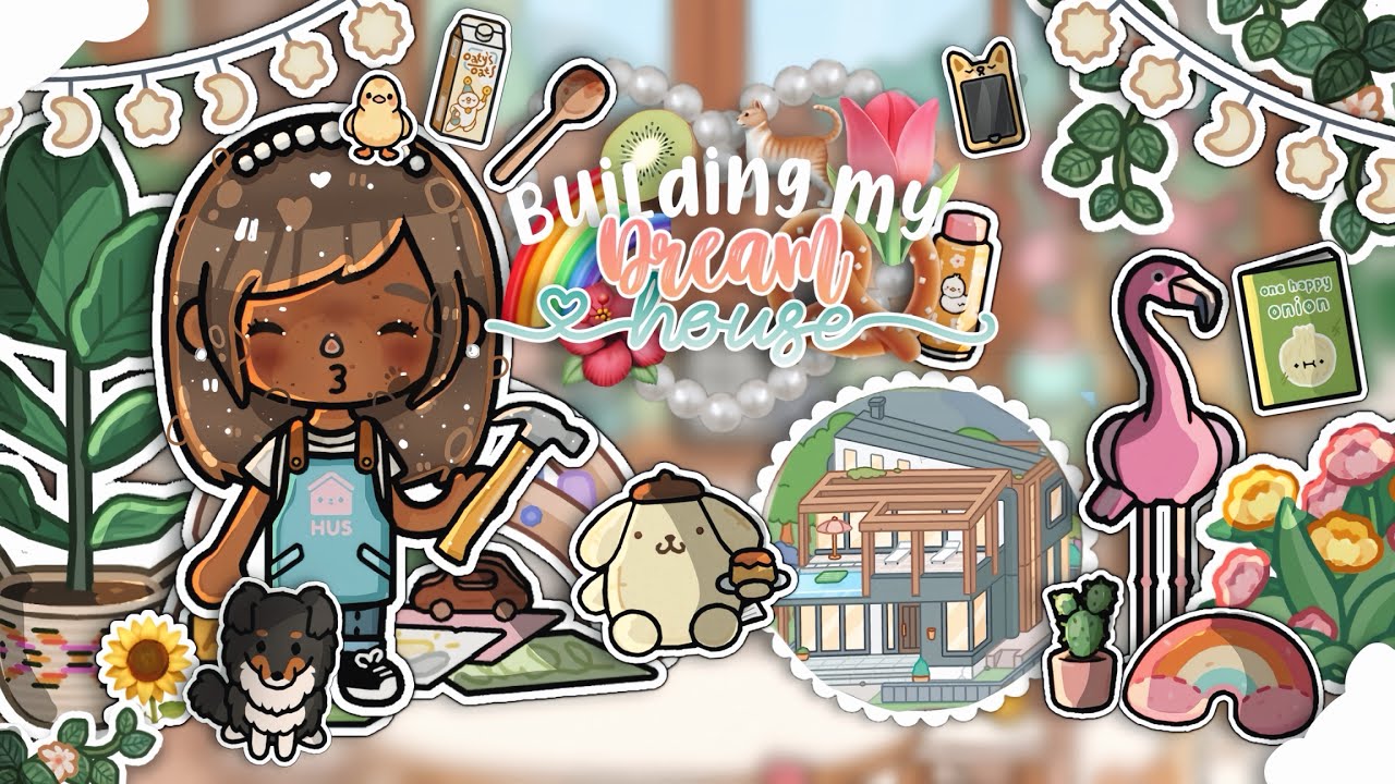 🎀AESTHETIC* building my dream house! *VOICED🎙*🌈🌷🌺🥝🦜🌻🍓