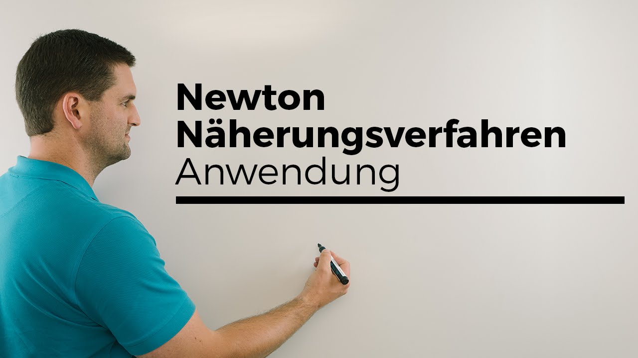 Newton-Verfahren, Nullstellen bestimmen oder Gleichungen lösen | Mathe by Daniel Jung