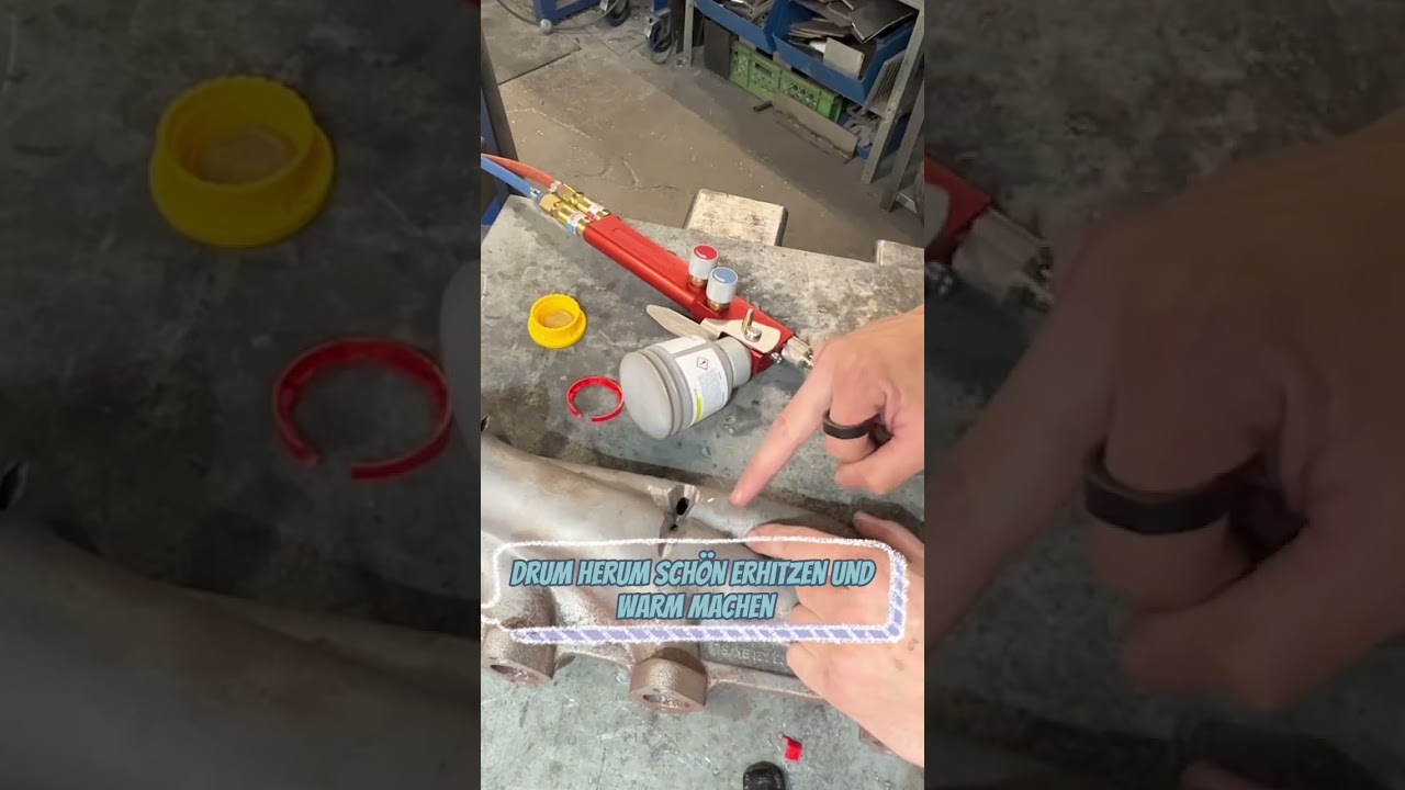 Flammspritzen Von Auto Kr&uuml;mmern Grauguss Schwei&szlig;en @voestalpineboehlerwelding