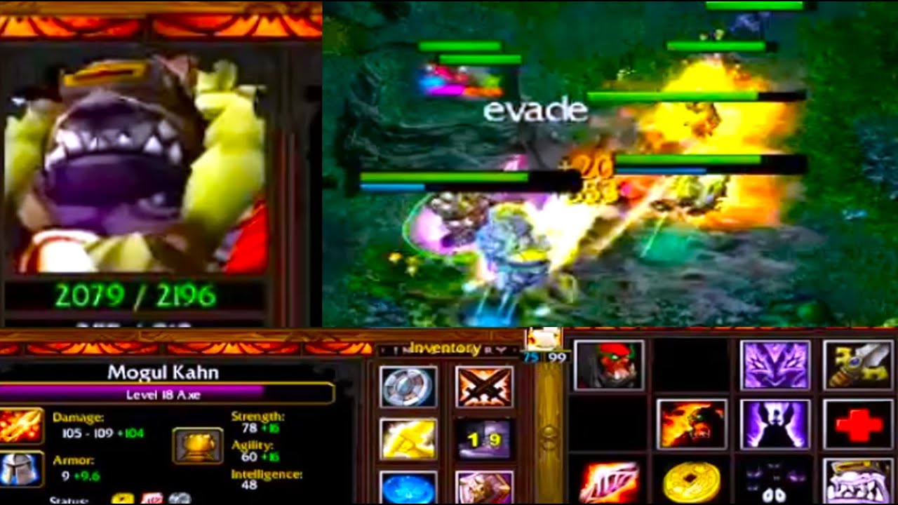 DOTA LoD AXE + ALCHEMIST + SPECtURE - Быстрый фарм Radiace 1 уровня
