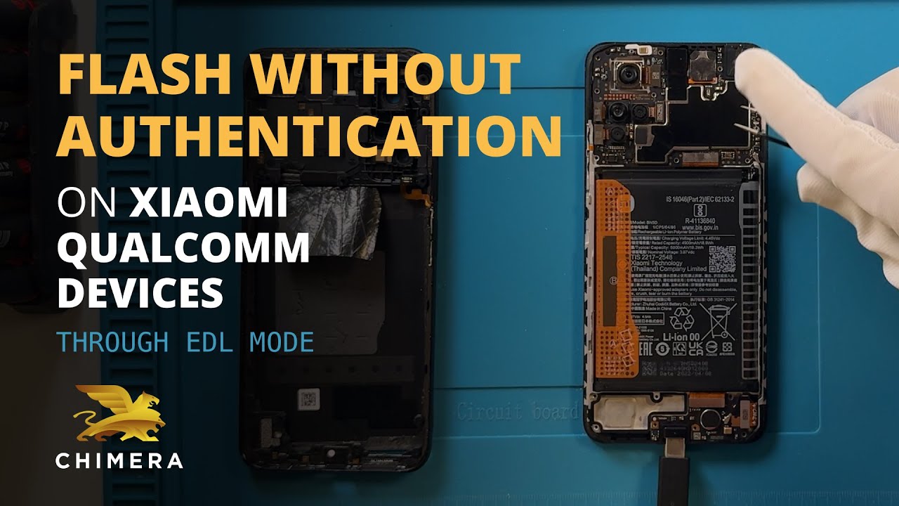 Xiaomi Qualcomm Auth Flash EDL mode with ChimeraTool