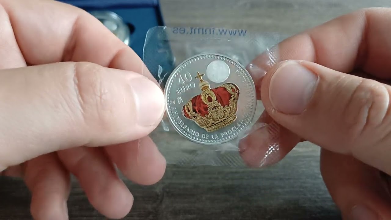Moneda 40 Euros - X Aniversario de la proclamación del Rey Felipe VI