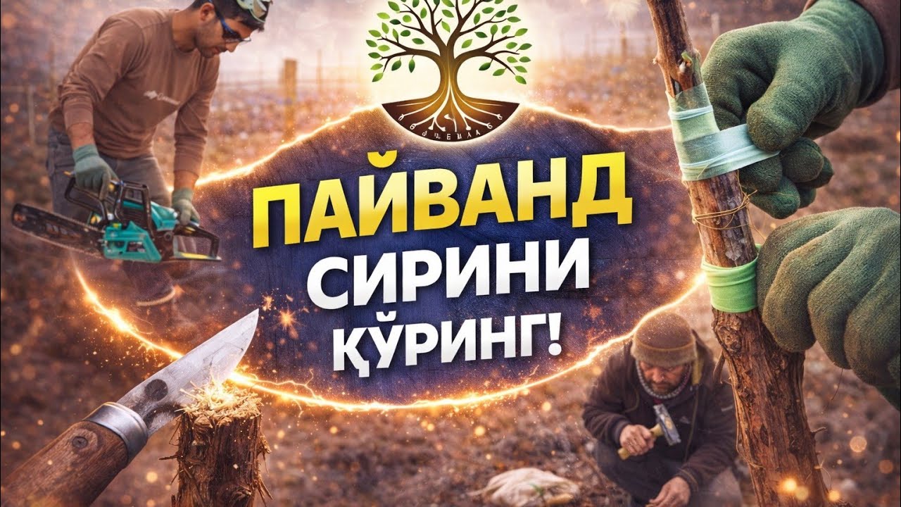 . “1 kunda yangilangan bog‘ — payvand sirini ko‘ring”