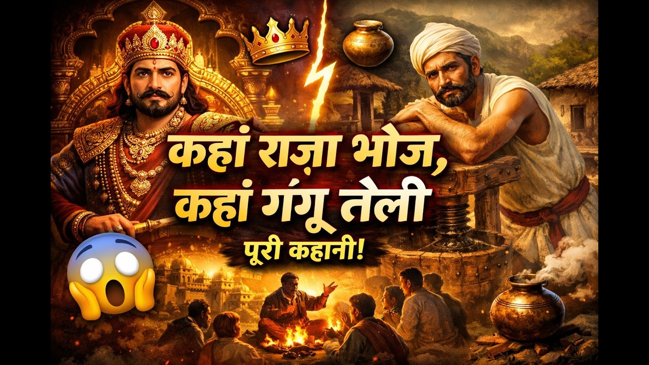 कहाँ राजा भोज कहाँ गंगू तेली की सच्ची कहानी | Famous Hindi Kahawat Story #video