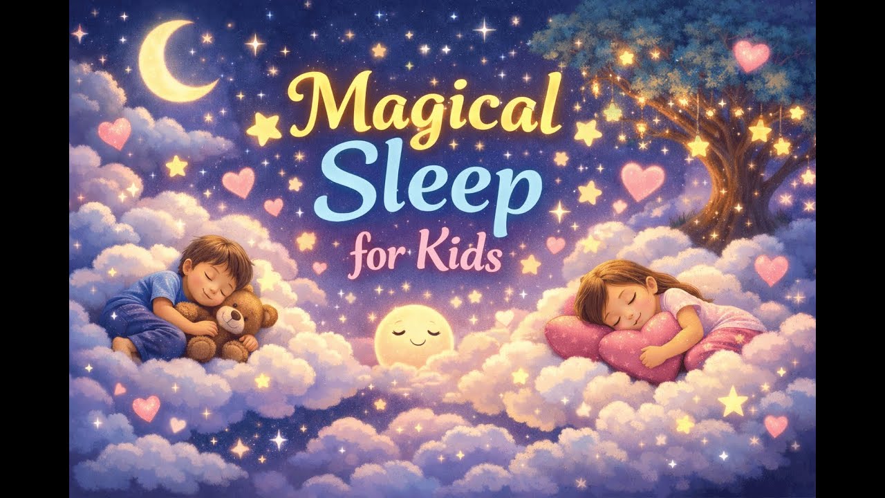 ✨ Magical Relaxation for Children | Sweet Dreams Among Clouds, Trees & Little Stars 🌙💤